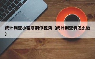 广汉统计调查小程序制作视频（统计调查表怎么做）
